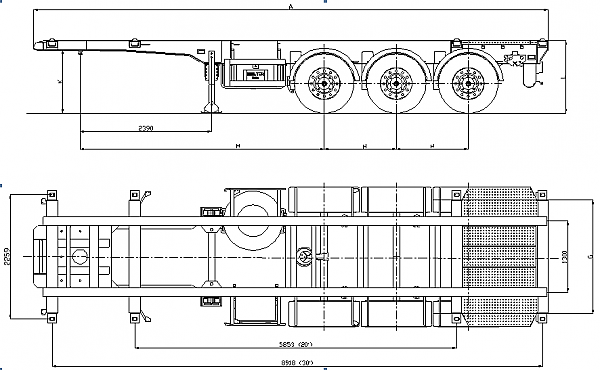 полуприцеп контейнеровоз вельтон 20-30FT полуприцеп контейнеровоз вельтон 20-30FT